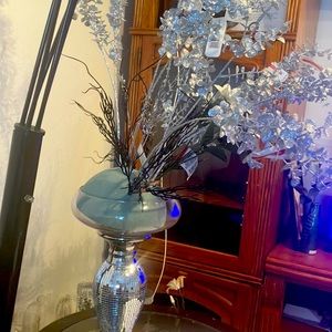 SLIVER VASE (Flowers Included)